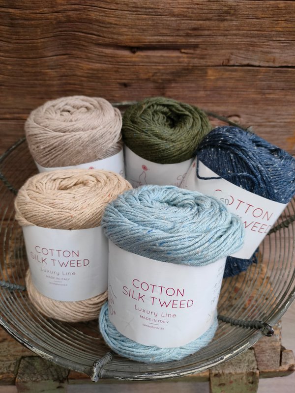 Cotton silk tweed, Laines du Nord